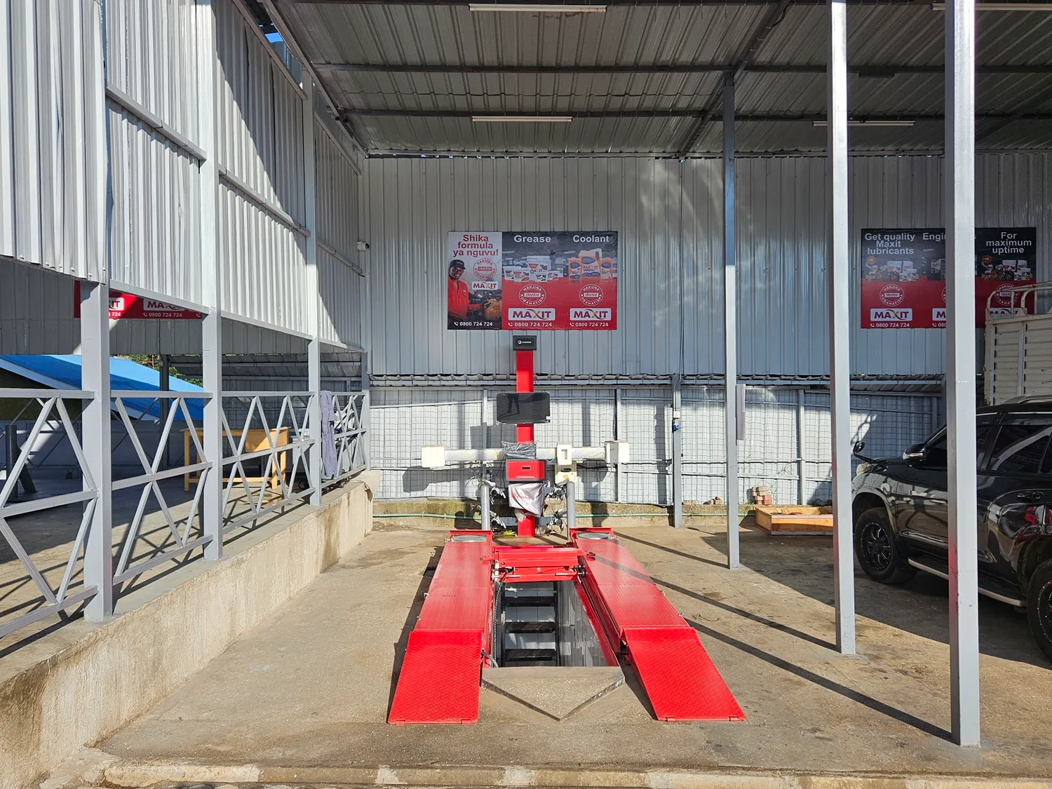 Wheel Alignment Area at Smartlake Motors